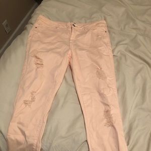 Bebe heartbreaker skinny jeans.